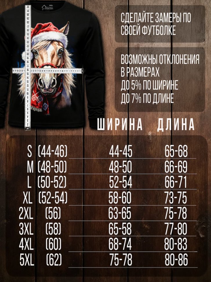 Лонгслив Q-Printim -  Новогодний посланник