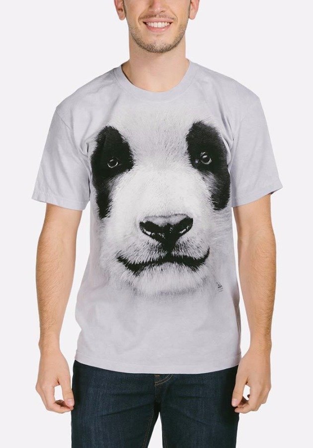 3D футболка Mountain  - BIG FACE PANDA