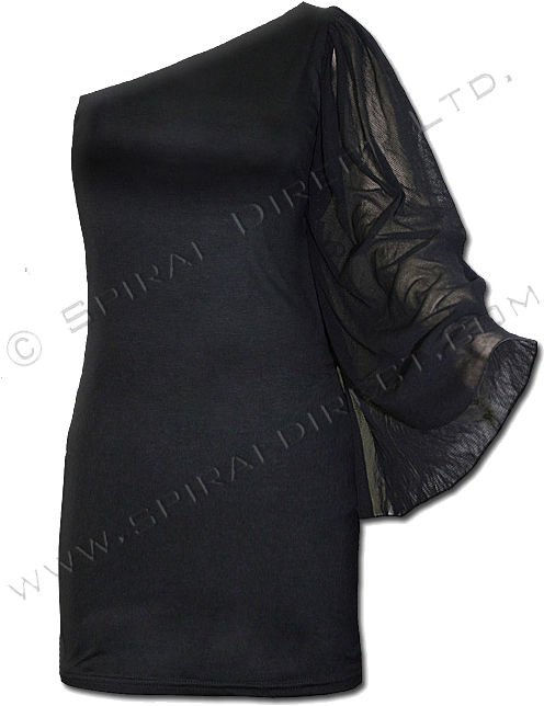 Платье в стиле рок - Shoulder BatWing Dress