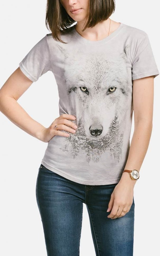 Женская футболка Mountain (СПОРТ-АКТИВ) - Wolf Forest