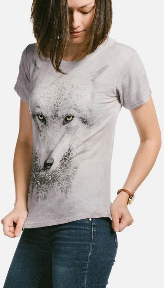 Женская футболка Mountain (СПОРТ-АКТИВ) - Wolf Forest