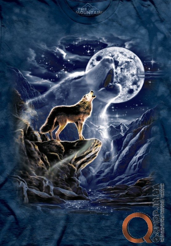 Футболка The Mountain - WOLF MOON SPIRIT