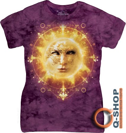 Женская футболка Mountain - Sun Face