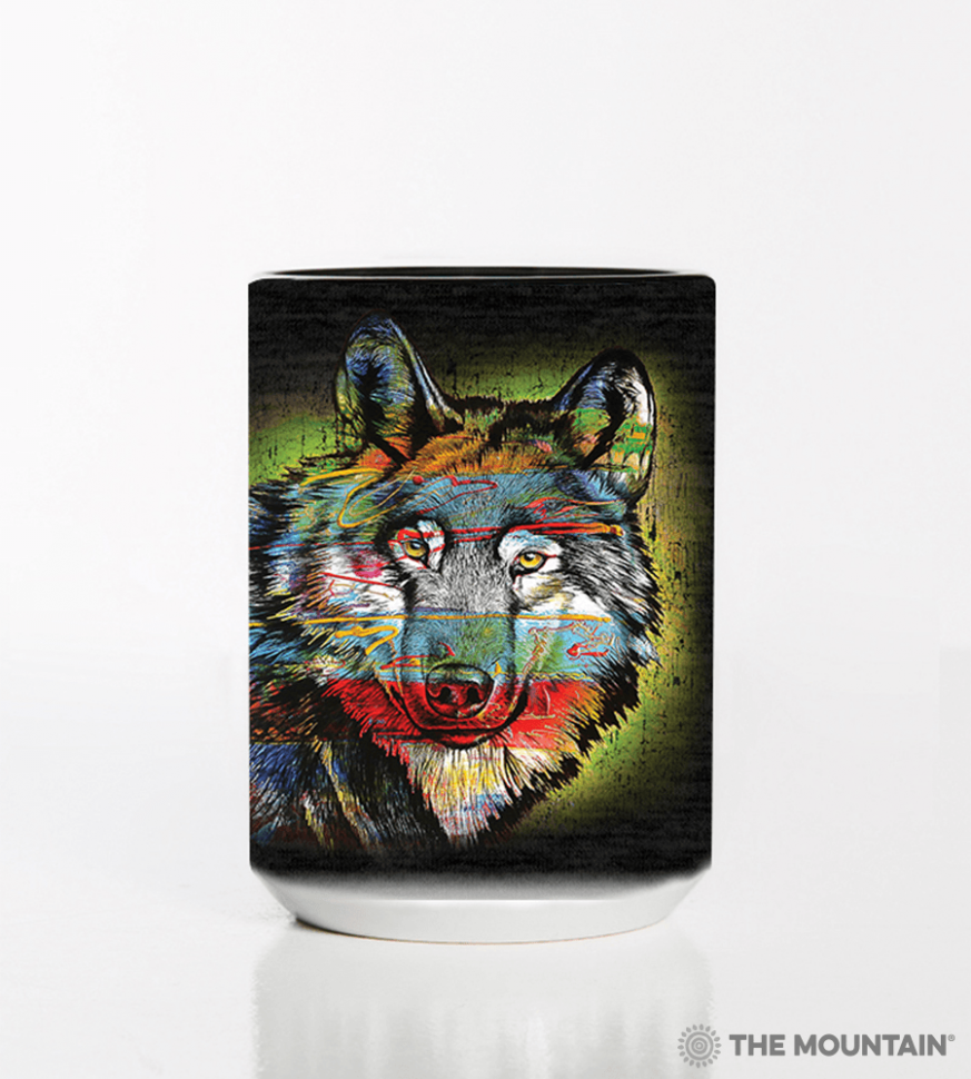 Кружка Mountain - Painted Wolf