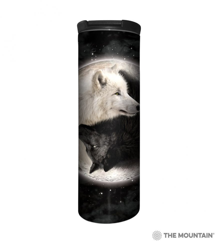 Термокружка Mountain - YIN YANG WOLVES