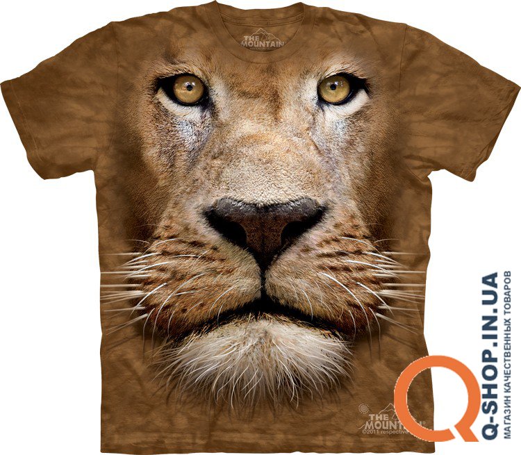 3D футболка Mountain  - Lion Face
