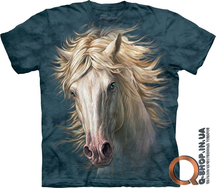 Футболка The Mountain - White Horse Portrait