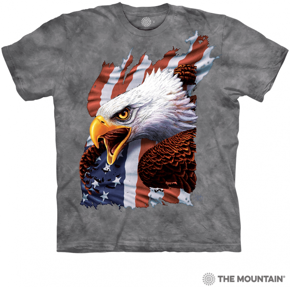 Футболка Mountain - Patriotic Scream Eagle