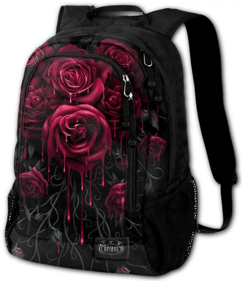Молодежный рюкзак с карманом для ноутбука - BLOOD ROSE