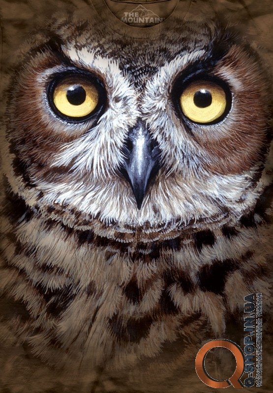 Футболка The Mountain - Great Horned Owl Head