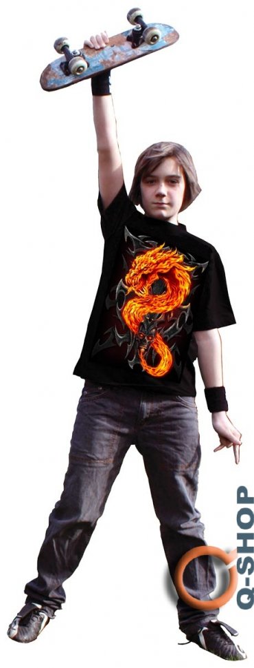 Детская футболка Spiral - FIRE DRAGON