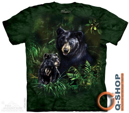 Футболка Mountain 2016 - Black Bear And Cub