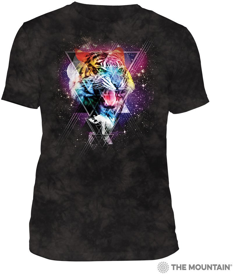Мужская футболка Mountain Triblend - Cosmic Tiger