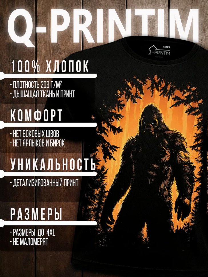 Футболка Q-Printim - Эхо шагов