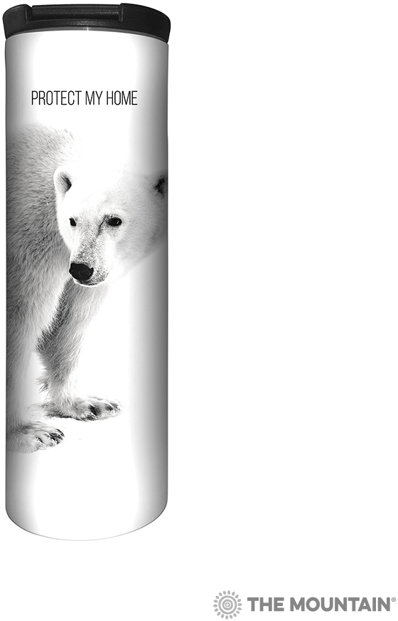 Термокружка Mountain - Polar Bear Protect My Home