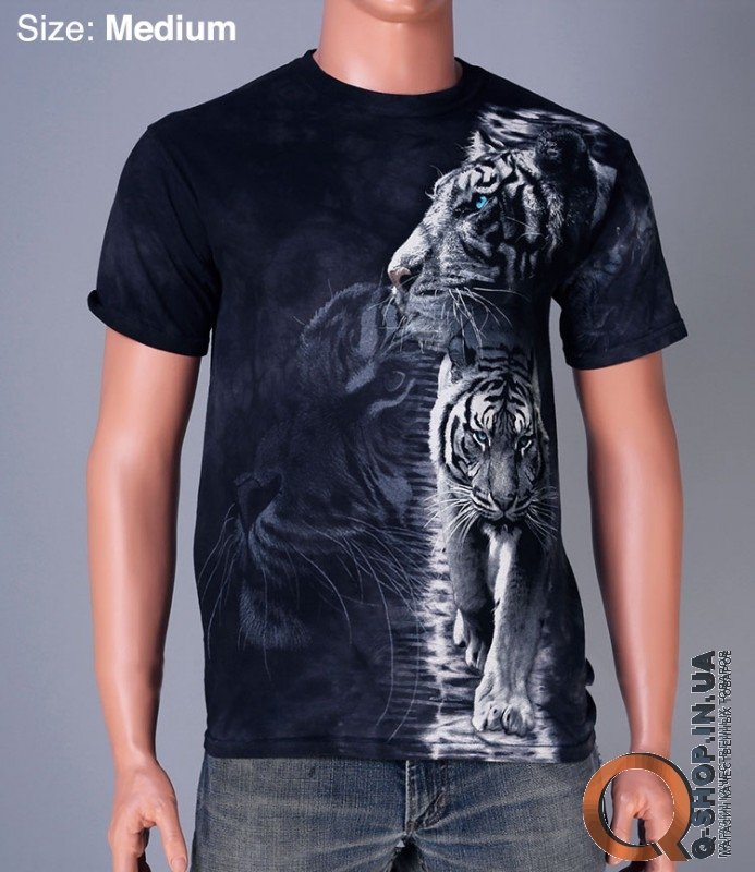 Футболка The Mountain - WHITE TIGER STRIPE