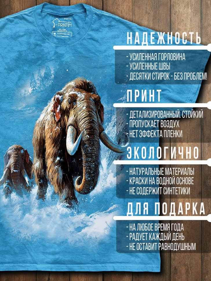 Футболка Q-Printim - Ледяная тропа