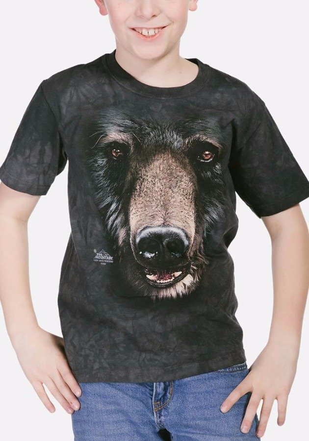 3D футболка Mountain  - BLACK BEAR FACE