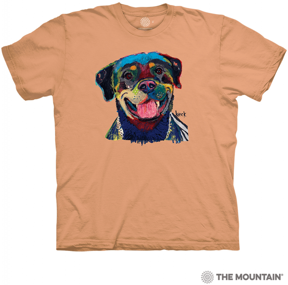 Футболка Mountain - Happy Rottweiler