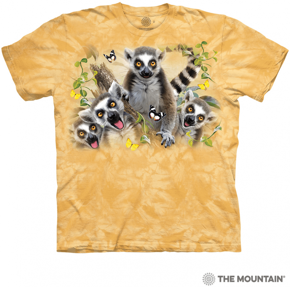 Футболка Mountain - Lemur Selfie