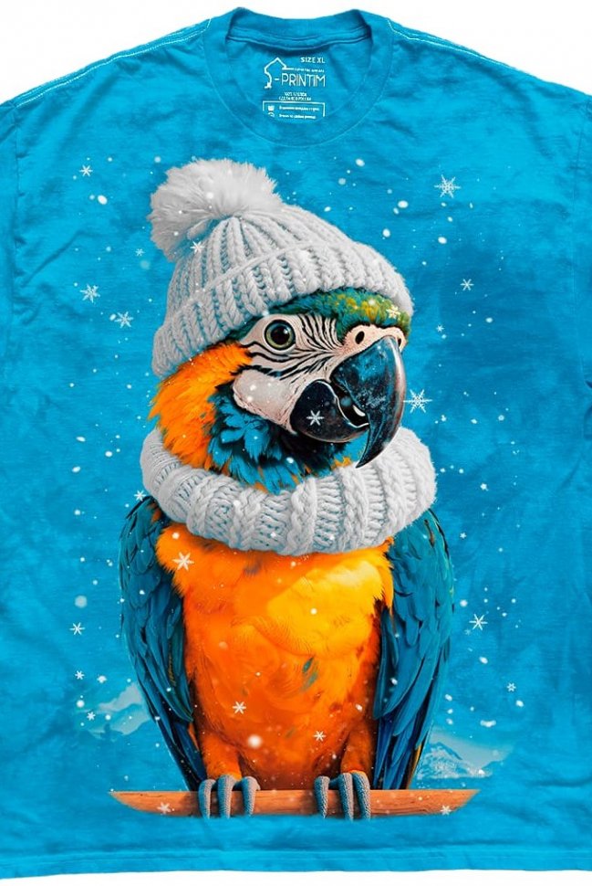 Футболка Q-Printim - Тропический Снегопад