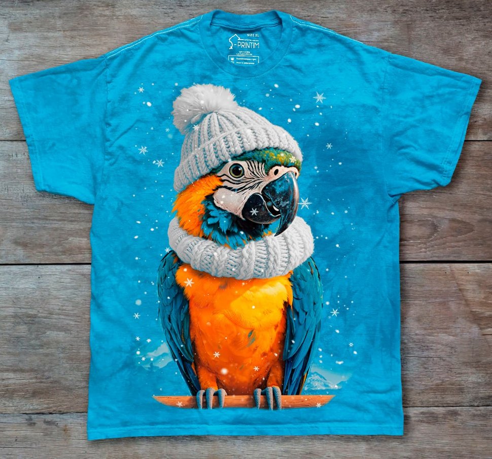 Футболка Q-Printim - Тропический Снегопад