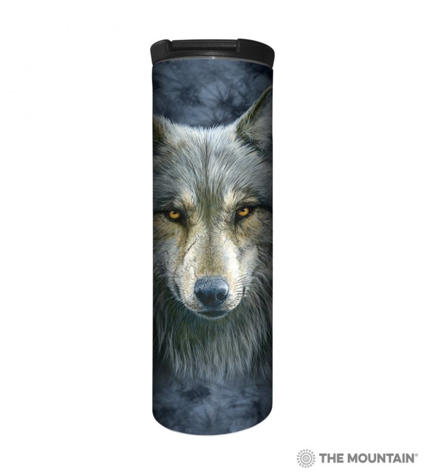 Термокружка Mountain - WARRIOR WOLF