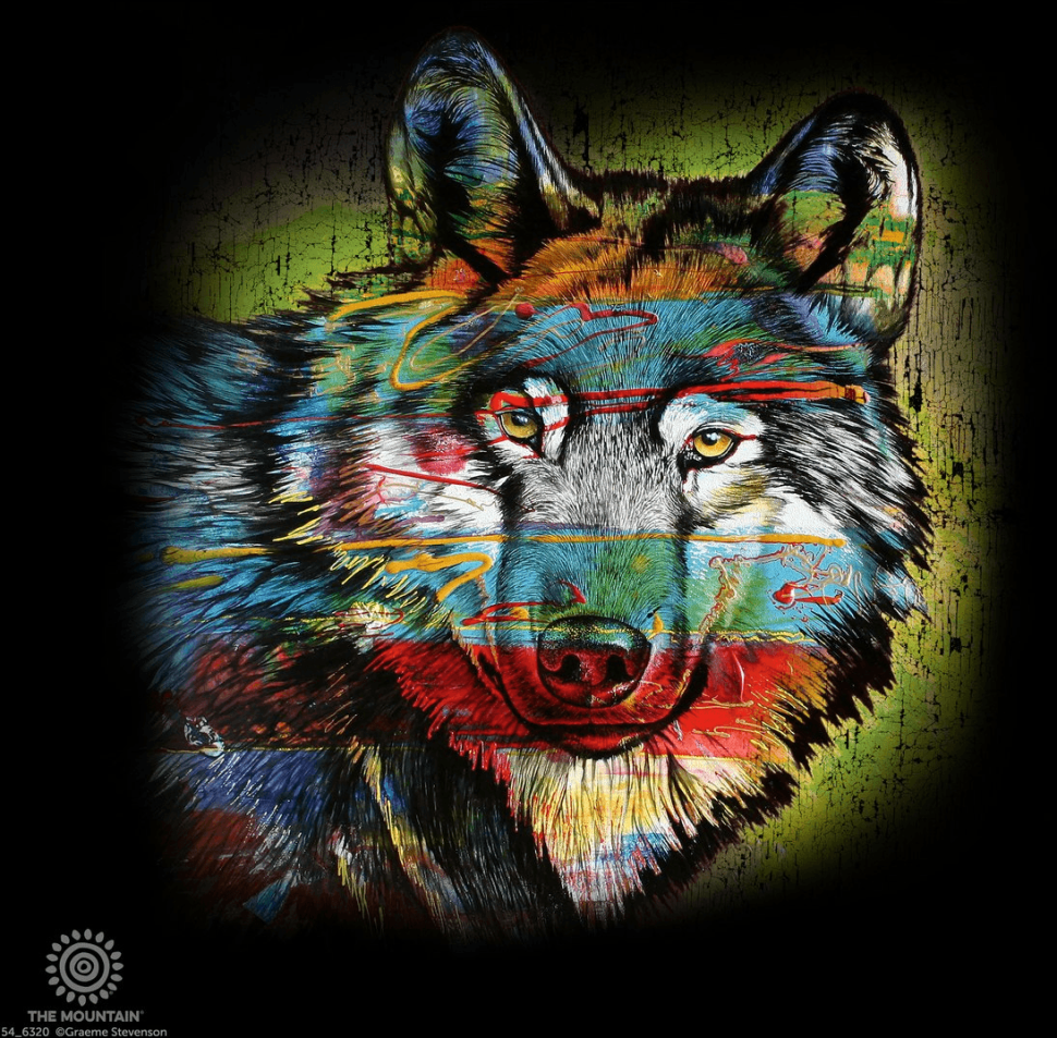Термокружка Mountain - Painted Wolf