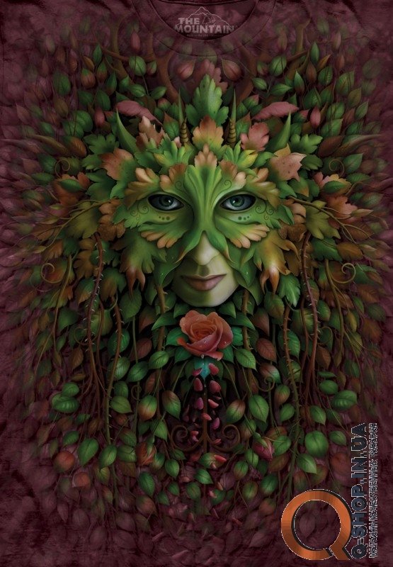 Футболка The Mountain - Green Woman