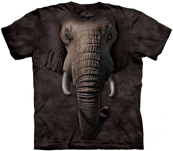 3D футболка Mountain  - ELEPHANT FACE