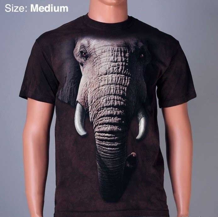 3D футболка Mountain  - ELEPHANT FACE
