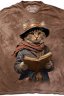 Футболка Q-Printim - Книжный кот